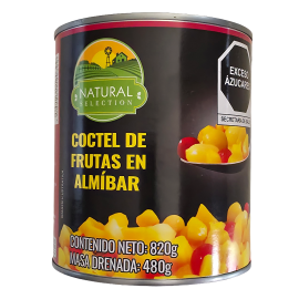 Cocktail de frutas en almíbar